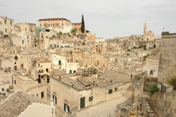 Obraz premium Panorama of the Italian city of Matera