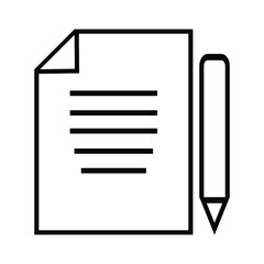 icon and document vector concept