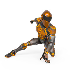 super pilot is ready to jump in action