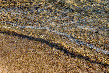 Fototapeta na wymiar close up sand and sea