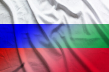 Russia and Bulgaria state flag transborder relations BGR RUS