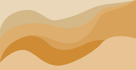Brown shade abstract geometric background with waves.