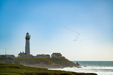 lighthouse on the coast