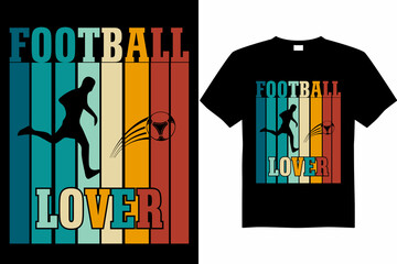 Football t-shirt design vector football lover t-shirt football t-shirt