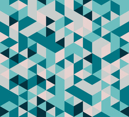 Vibrant seamless geometric pattern for wallpapers, wrappers, postcards