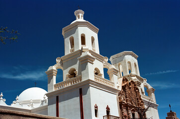 Detail San Xavier Mission Tuscon Arizona