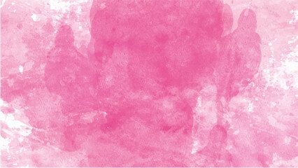 Pink watercolor background for your design, watercolor background concept, vector.