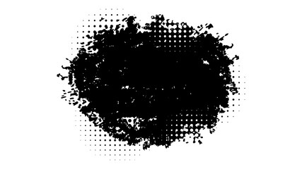 Abstract grunge halftone splatter texture background