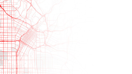 abstract background using a road pattern with a red dominant color and a white background