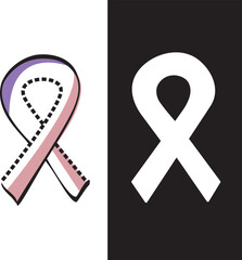 health icon breast cancer woman