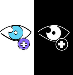 ophthalmologist oculist health icon