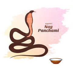 Happy nag panchami indian festival card background