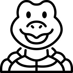 turtle outline icon