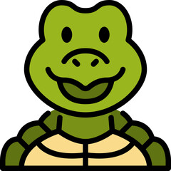 turtle color outline icon
