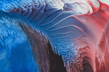 Abstract art background. Hand drawn gouache painting. Color texture.