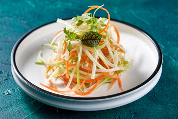 Asian food leek yellow