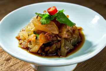 Asian seafood gourmet jellyfish
