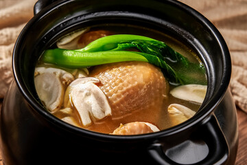 Asian gourmet old hen soup