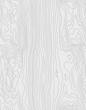 Stylized texture of wood grain surface, stripes pattern wood structure. Outline linear drawing, Vector seamless background