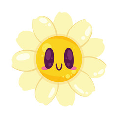 hippie flower emoticon