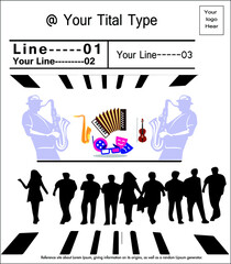 party flyer or poster design