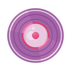 vinyl disk purple