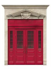 Fototapeta premium Entrance classic doors for the house
