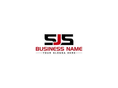 Colorful SJS Logo Icon, Letter SJ s j s Logo Image Vector Art With Creative Letter Logo Icon For Your Brand