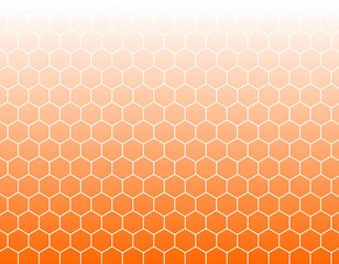 六角形のパターンのグラデーション背景素材
