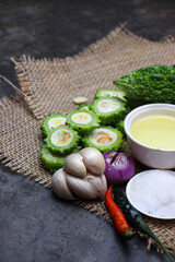 sliced Bitter Melon With spice
