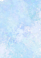 Hand painted watercolor blue sky and clouds, abstract watercolor background, illustration.