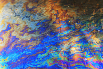 abstract background gasoline art colored, texture oil multicolored rainbow abstract gasoline spill