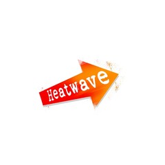 Arrow up, illustration on white background heatwave background. summer time