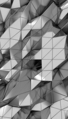 背景 銀 アブストラクト ポリゴン