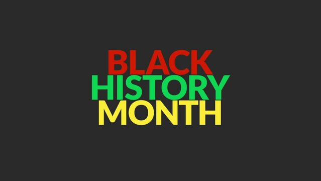 Black history month with black background for american, african culture and Black history months.