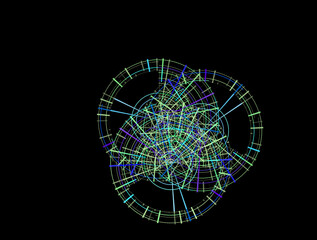 Imaginatory fractal abstract background Image