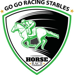 horse racing logo