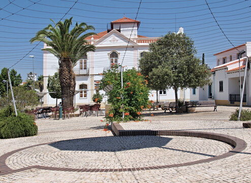 Central square in Alvito, Beja - Portugal 