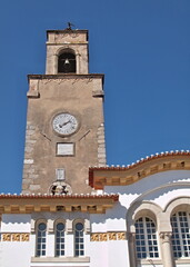 Fototapeta na wymiar Tower and Santa Maria da Feira Church in Beja. Alentejo, - Portugal