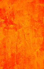 Rough plastered orange wall
