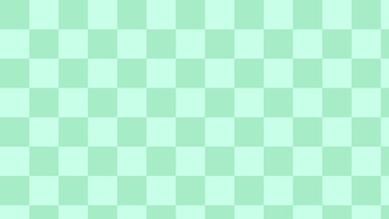 cute big pastel green checkers, gingham, plaid, aesthetic checkerboard pattern wallpaper illustration, perfect for wallpaper, backdrop, postcard, background for your design