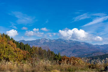 白峰・西山から望む白山連峰