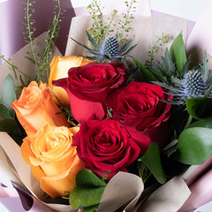 Bouquet of Roses taken in a beautiful light studio