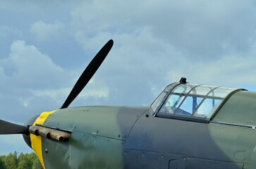 Fototapeta na wymiar Hawker Hurricane, World War 2 Battle of Britain fighter