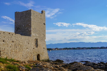 Ancient tower on the sea

