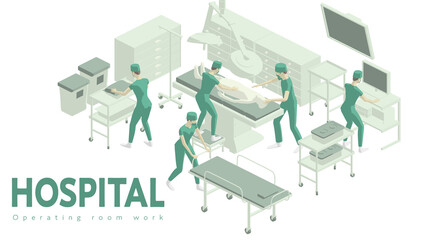 手術室で働く人達