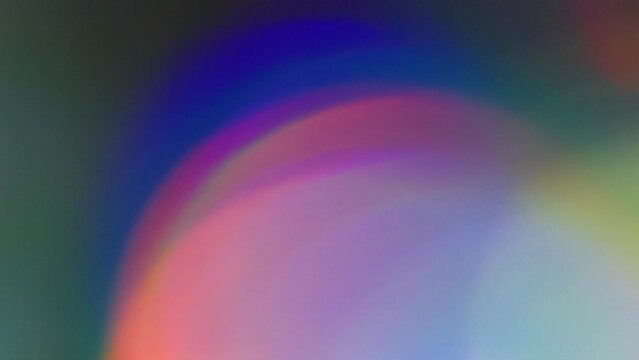 Revolving spectrum lights bokeh & color abstract gradient background.