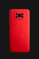mobile phone for advertising in an online store. Fashion mobile phone cover. 