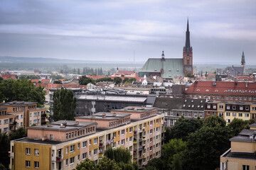 Fototapeta na wymiar Bazylika archikatedralna św. Jakuba w Szczecinie