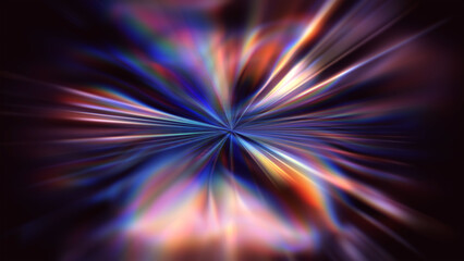 Abstract prism light texture is dynamic colorful to show a swirl motion background. Abstract futuristic background, creative design abstract lay light background, science and technology concepts.